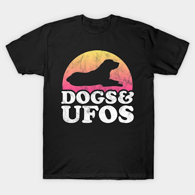 Dogs and UFOs Gift T-Shirt by JKFDesigns